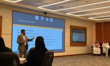 Dr. Sadatullah presenting his lecture